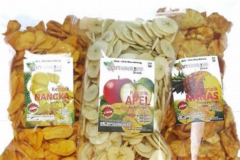 keripik buah khas lokal