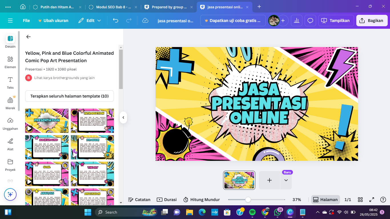jasa presentasi online