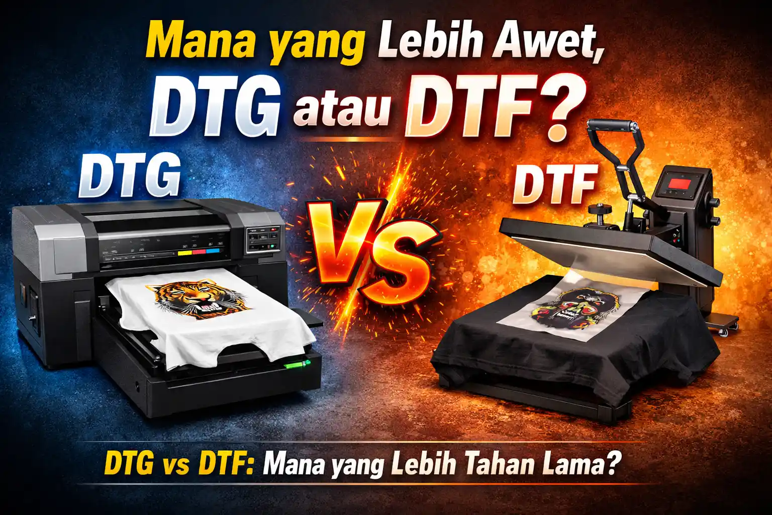 mana yang lebih awet DTG atau DTF