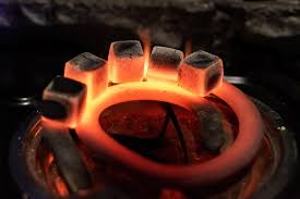 Briquettes for electric grills