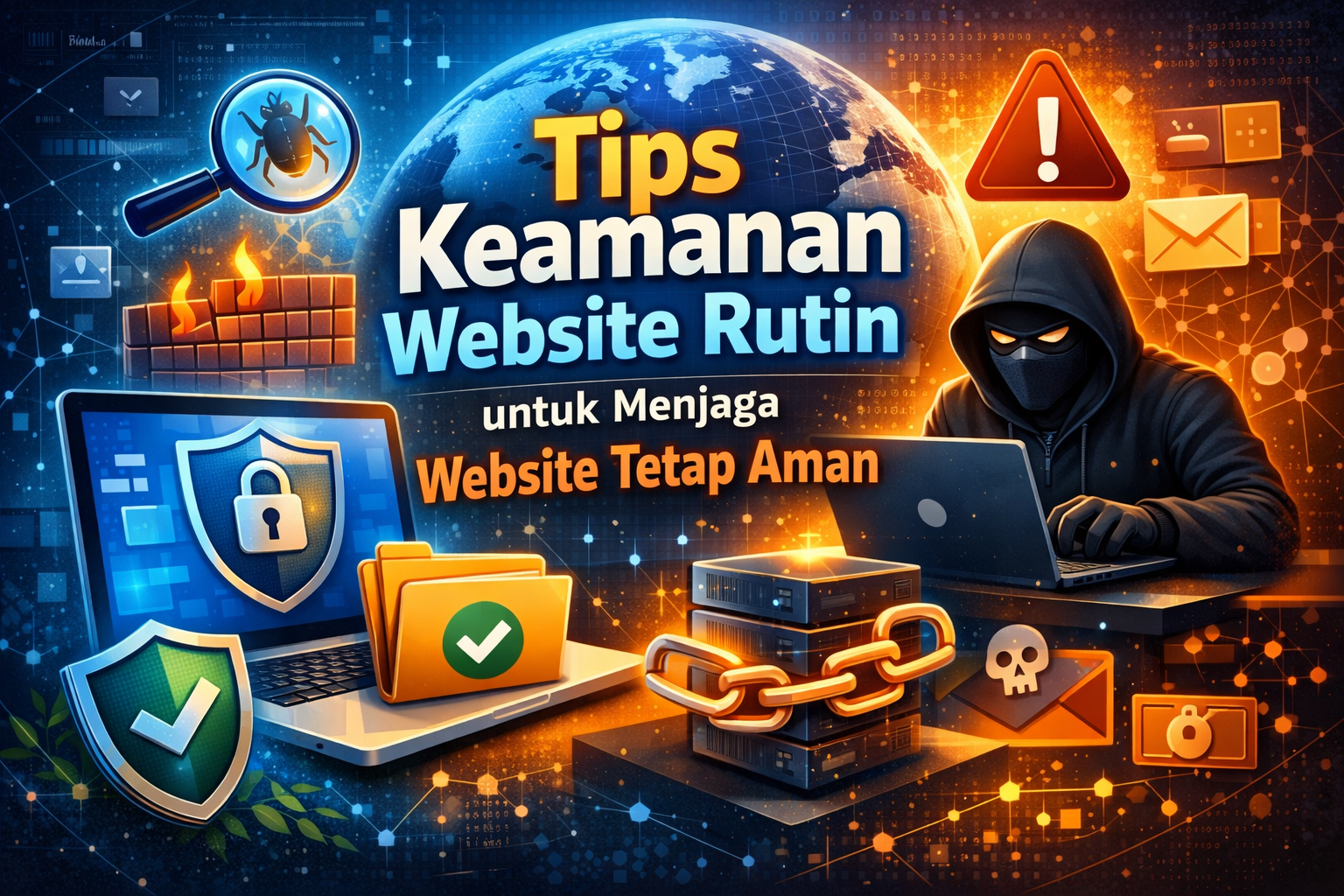 tips keamanan website rutin
