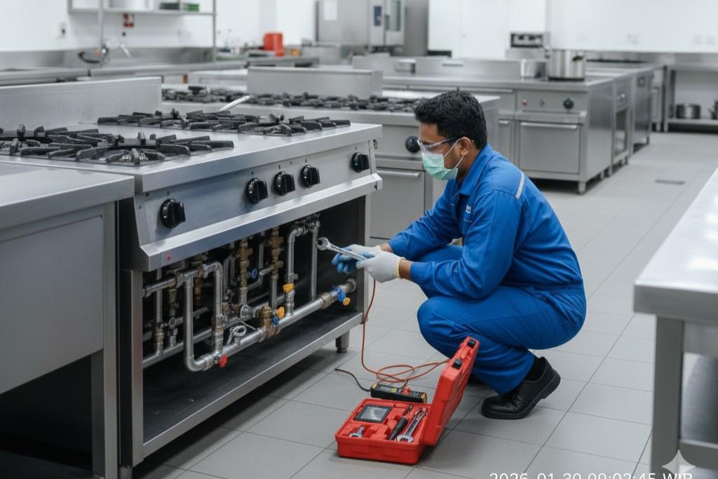 gas detector dapur restoran