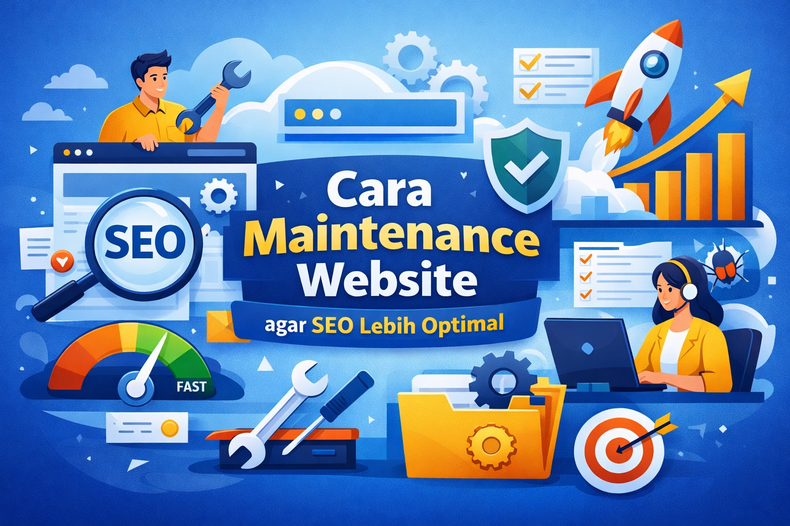 cara maintenance website