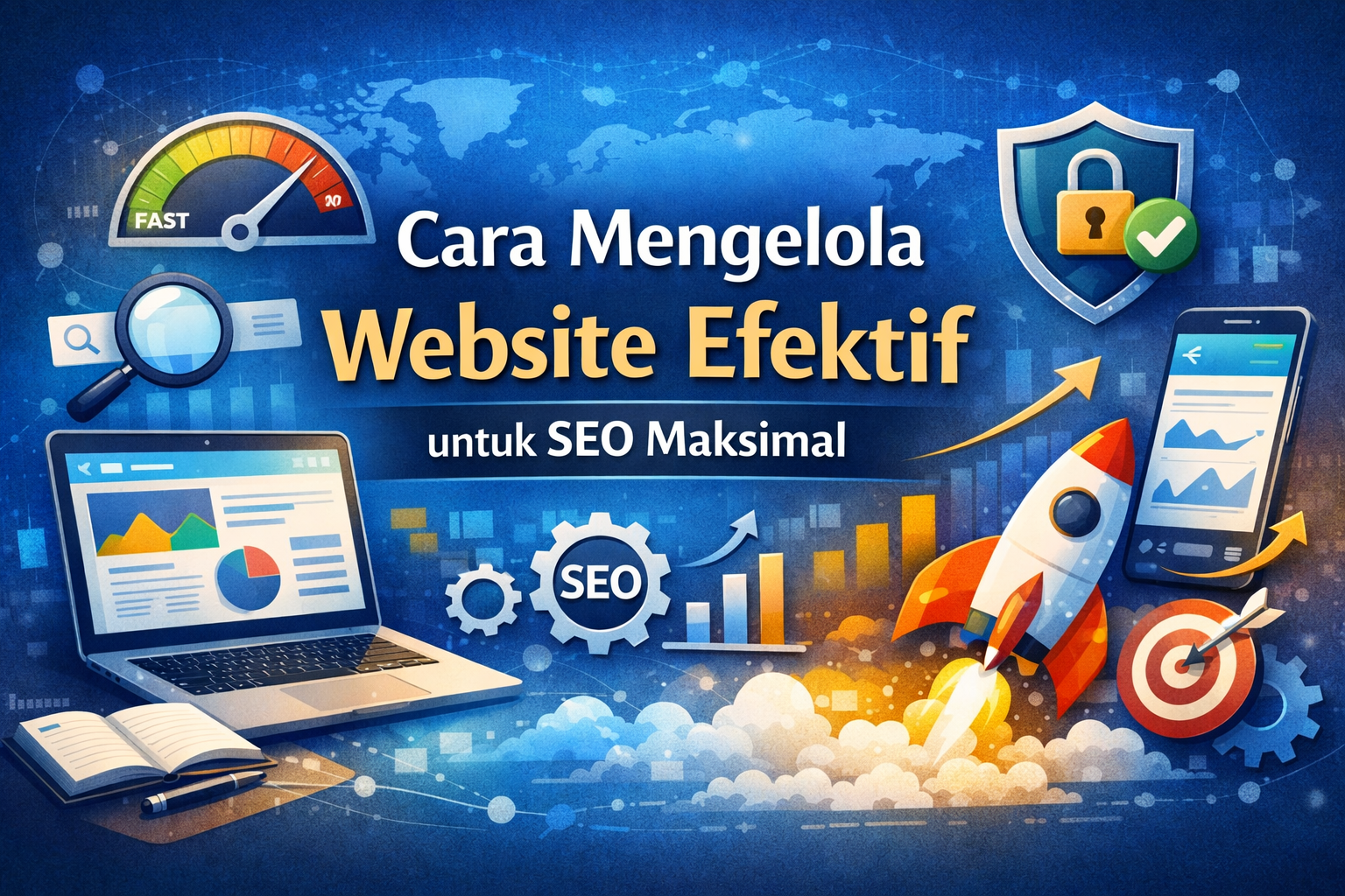 cara mengelola website efektif
