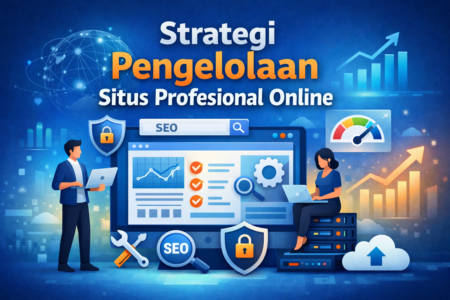 pengelolaan situs profesional online
