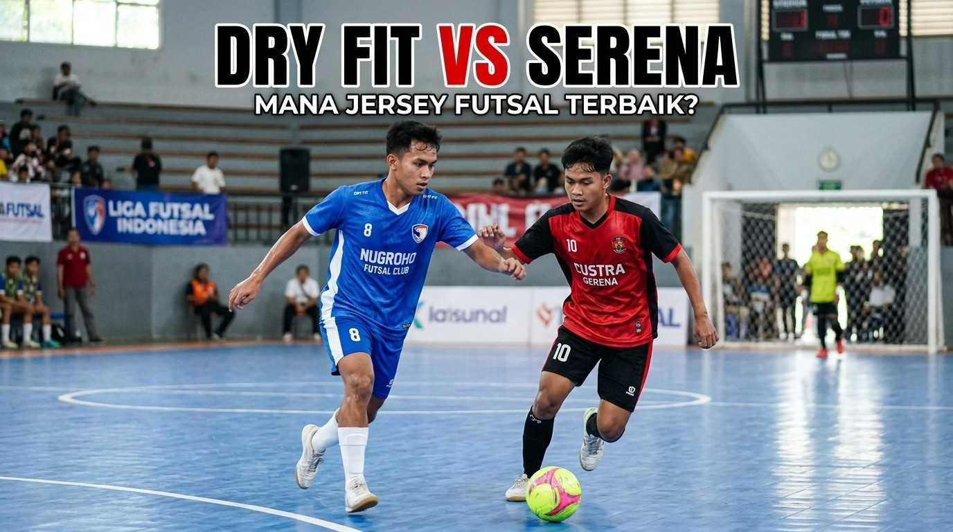 dry fit vs serena untuk jersey futsal