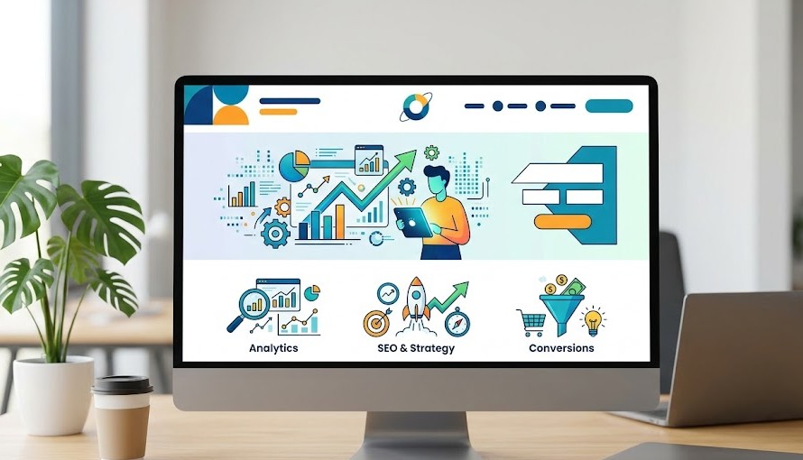 konsep landing page digital marketing