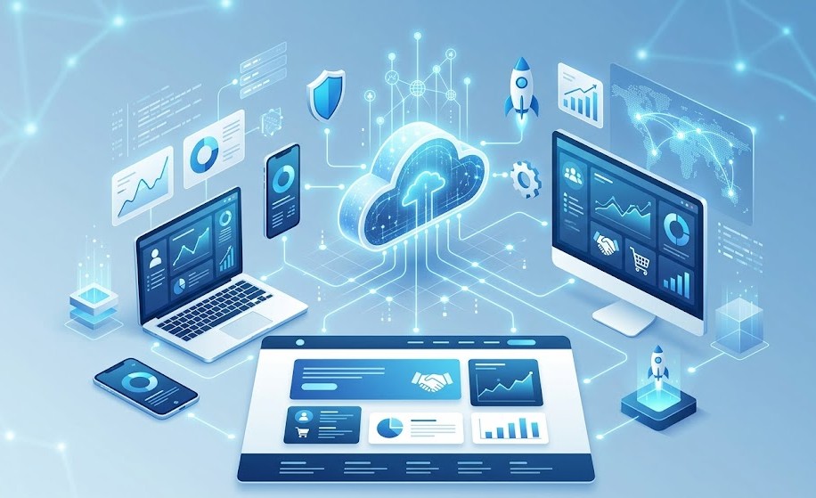 website bisnis berbasis cloud