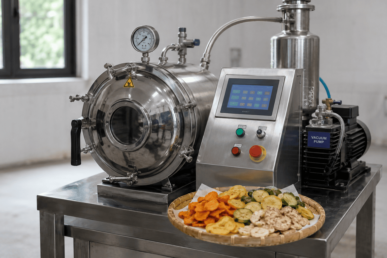 cara menggunakan vacuum frying kecil