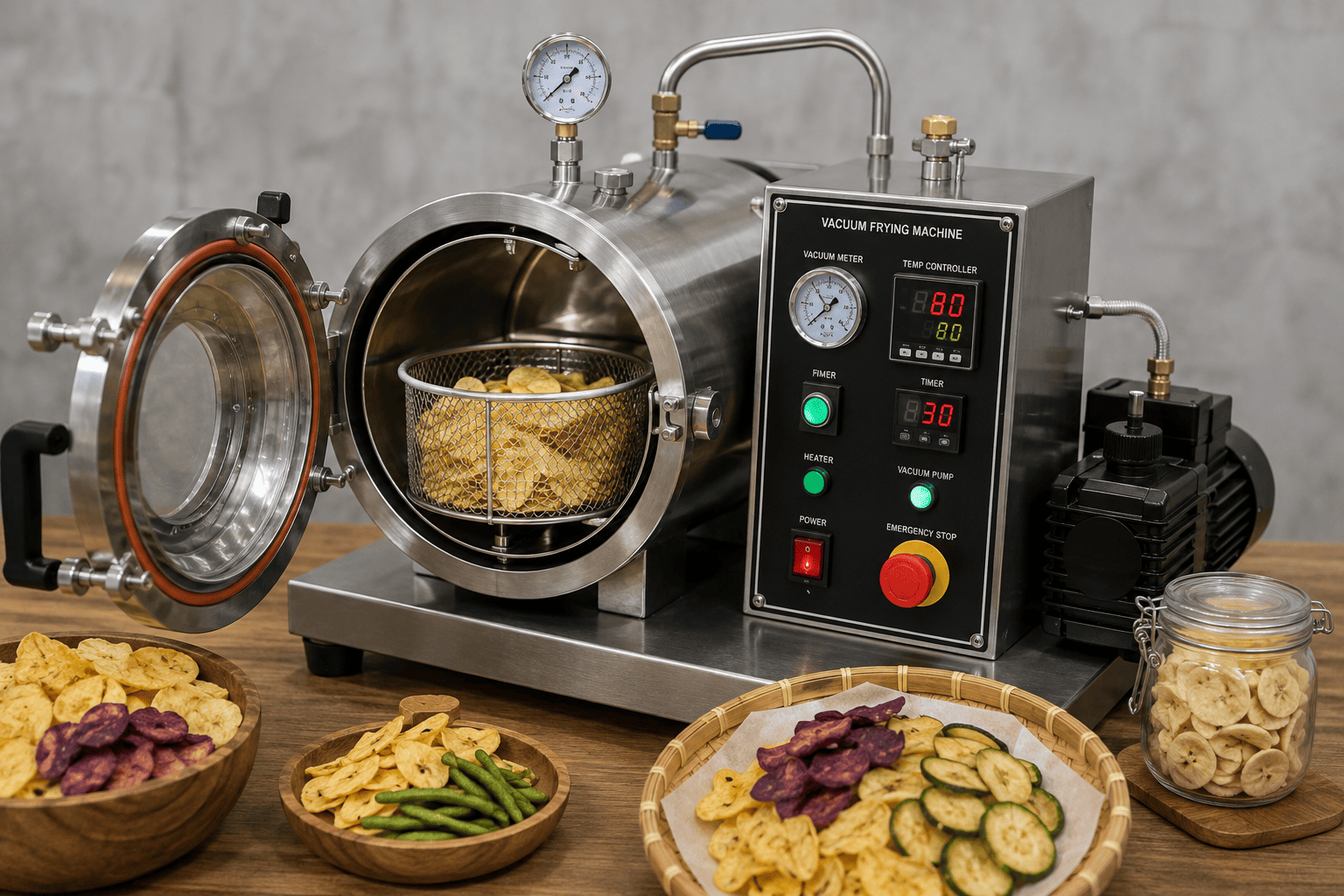 buah apa saja untuk vacuum frying