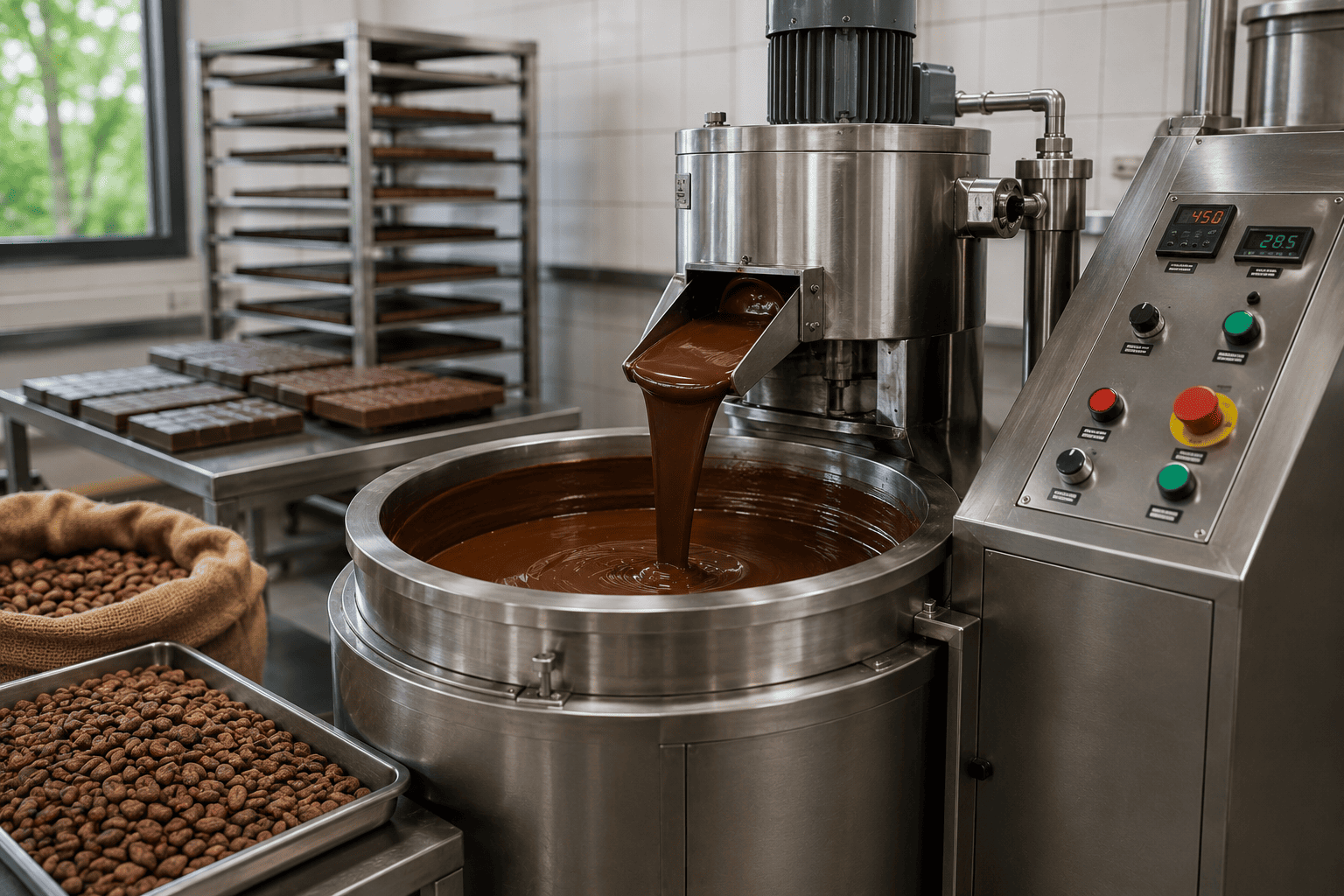 peralatan usaha pengolahan cokelat