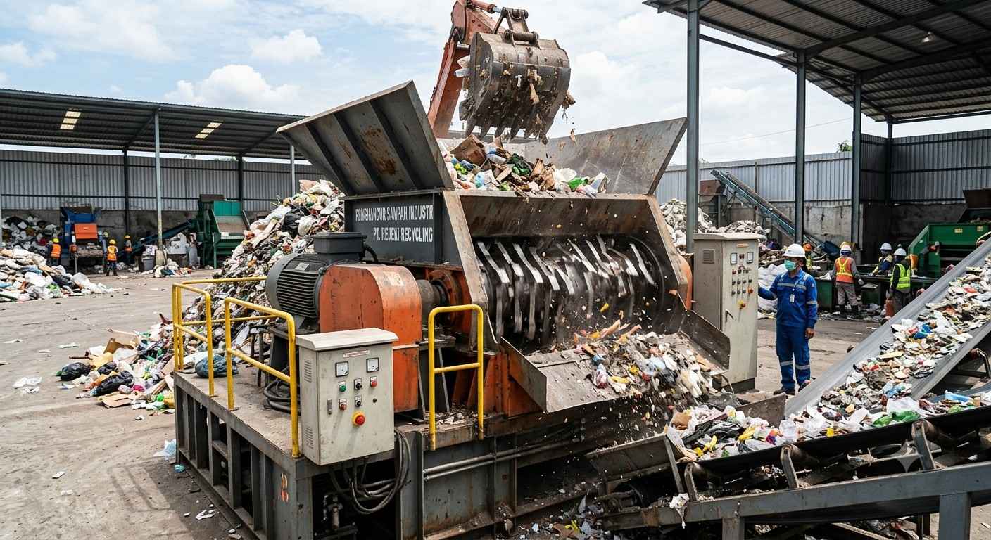 tahapan pengolahan sampah sebelum proses daur ulang