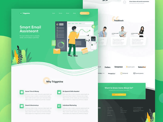 Pembuatan Halaman Landing Page