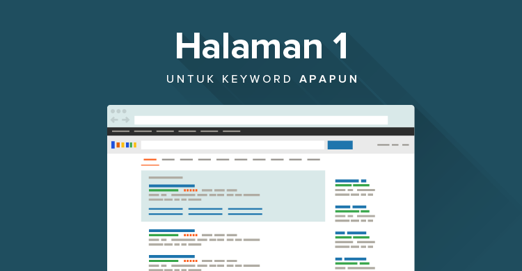 website masuk halaman pertama
