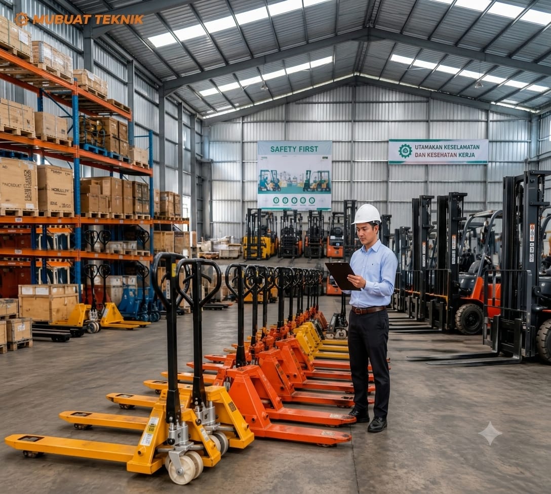 apa manfaat hand pallet di gudang