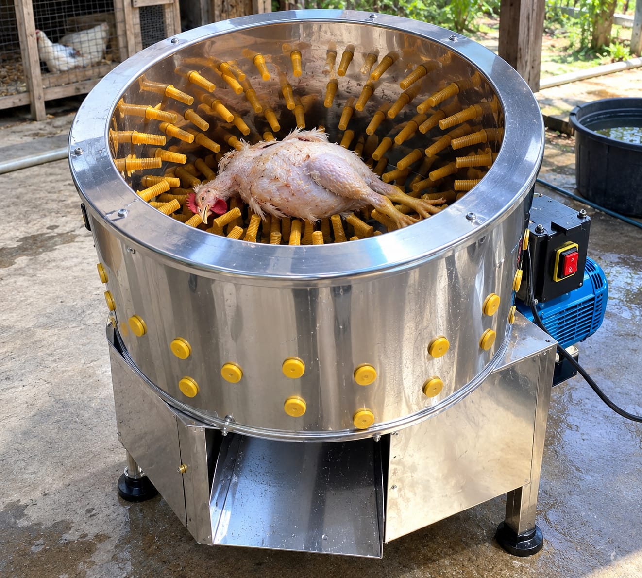 mesin pencabut bulu ayam
